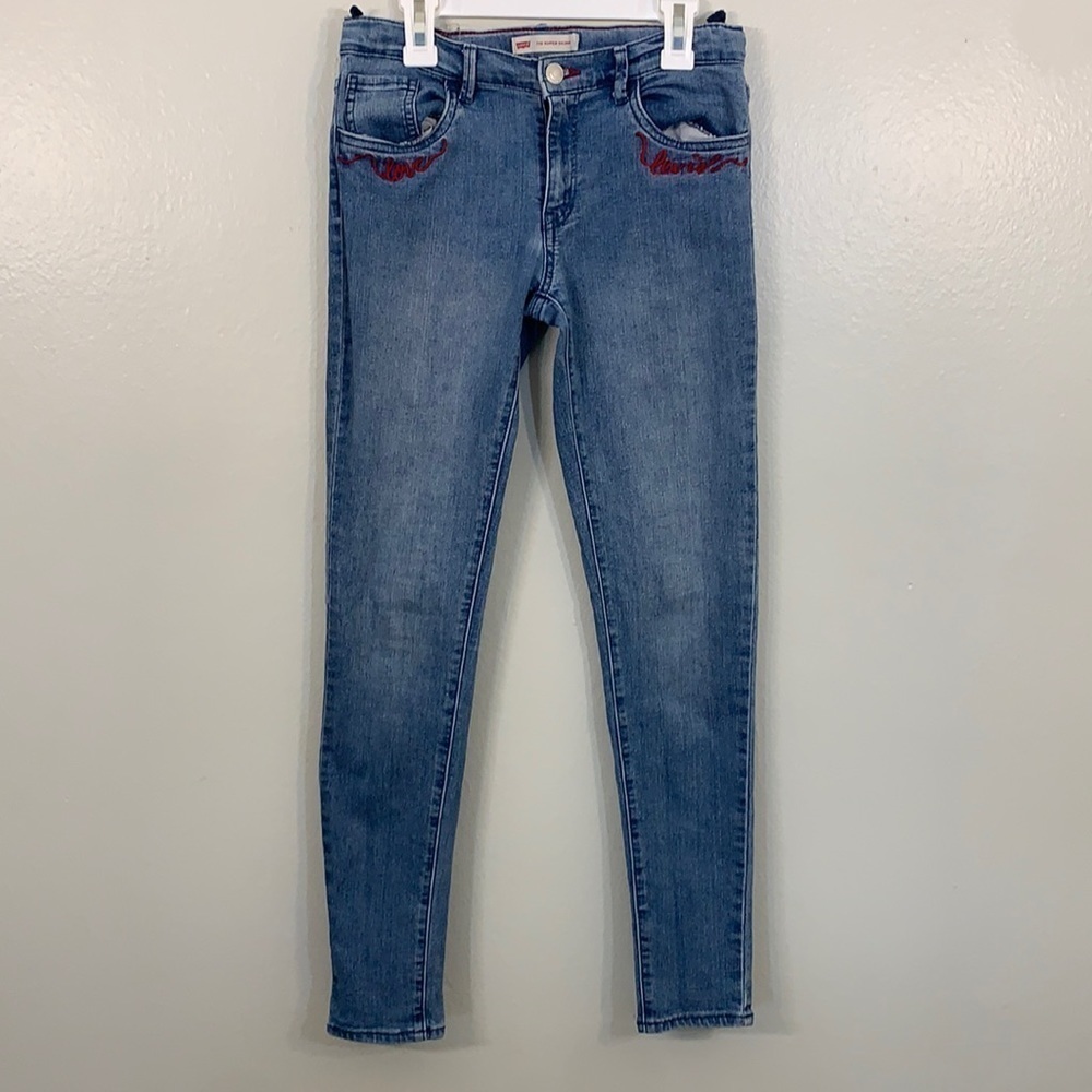 GIRLS LEVIS JEANS